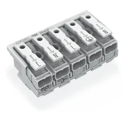 Wago 294-8095/5025-000 Leuchtenanschlussklemme,Drücker extern,für Linect®,weiß 29480955025000  - 250 Stück