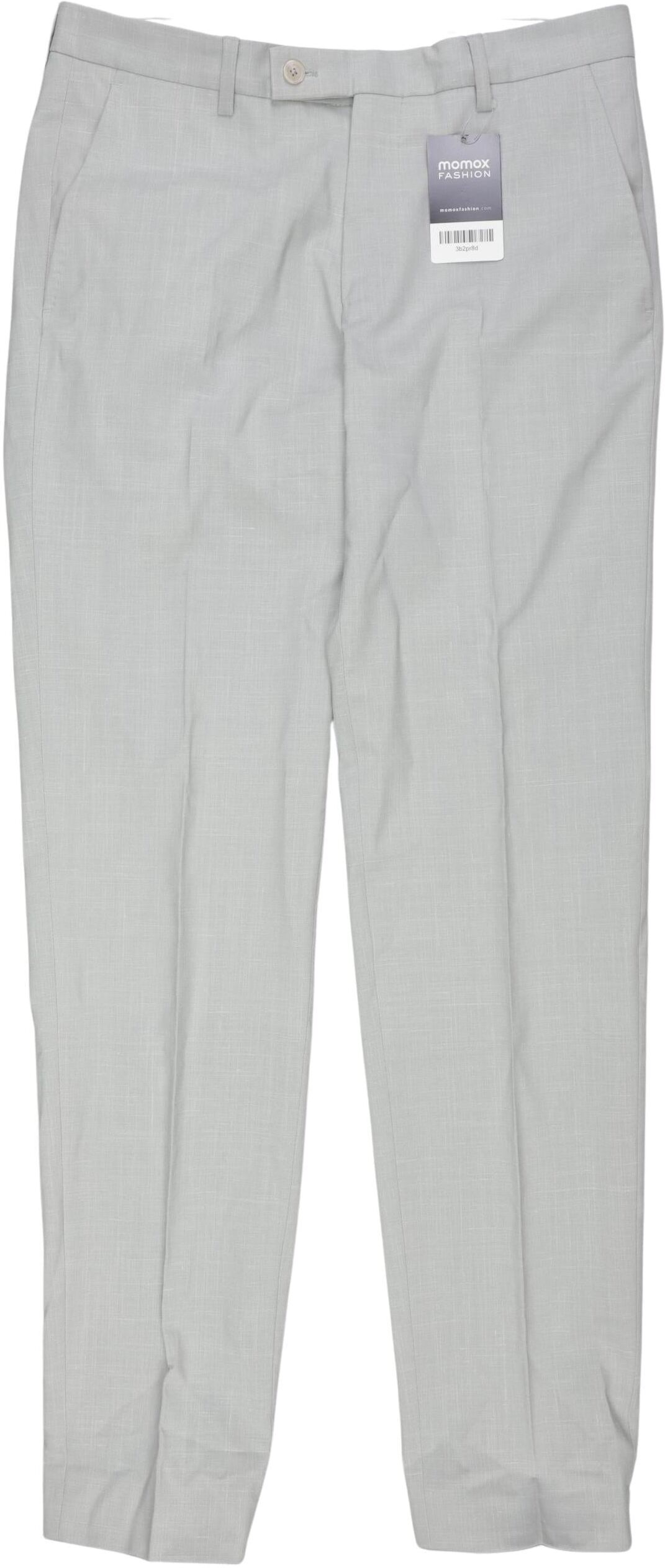 Baldessarini Herren Stoffhose, Grau, Lang-Gr. EU 94, Schurwolle / Seide / Viskose / Leinen - Second Hand