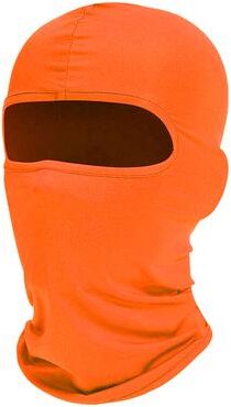 Perfect Picks Market All Season Balaclava Face Mask For Cycling & Motorcycle Riding UV Windproof Neck Cover orange
