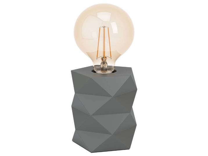 Swarby Lampe de bureau contemporaine 1 lumière gris ciment