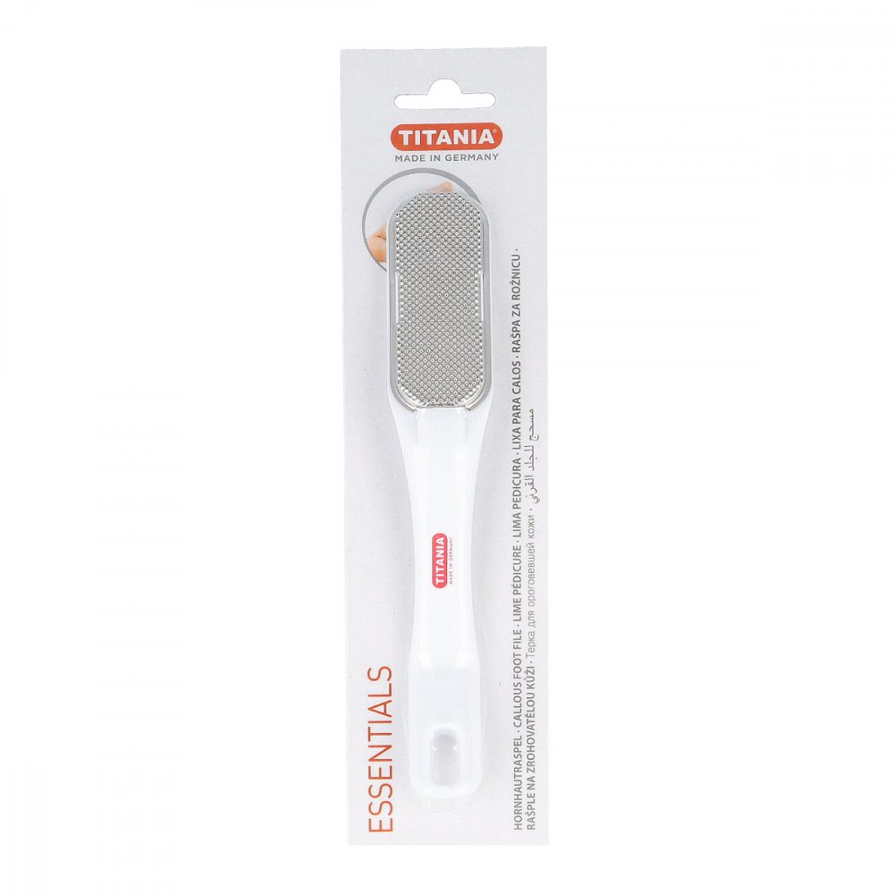 Axisis GmbH Hornhautraspel Edelstahl ergonomisch Titania 01896116
