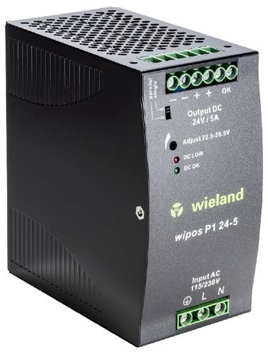 Wieland Electric 81.000.6130.0 Schaltnetzteil 24V 5A 120W Inhalt 1St.
