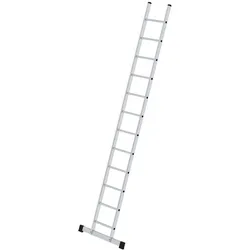 PROREGAL Sprossen-Anlegeleiter mit Standard-Traverse 12 Sprossen