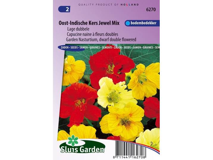 Tropaeolum zaden Jewel Oost-Indische kers