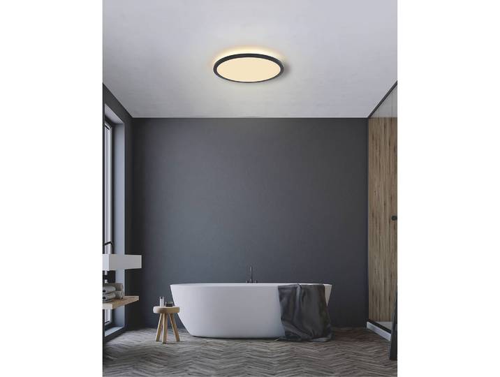 Plafonnier Sapana III Ø 42cm Noir Matériau : Matière plastique Type de matière synthétique : Polypropylène LED non-remplaçables Module LED