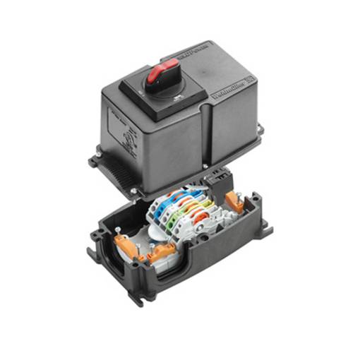 Weidmüller 1003260000 FP BOX ON/OFF Verteiler-Box flexibel: 2.5-6mm² starr: 1.5-6mm² 1 St. Schwarz