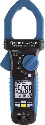 Metrel MD 9231 Stromzange digital CAT IV 600 V, CAT III 1000V Anzeige (Counts): 6000