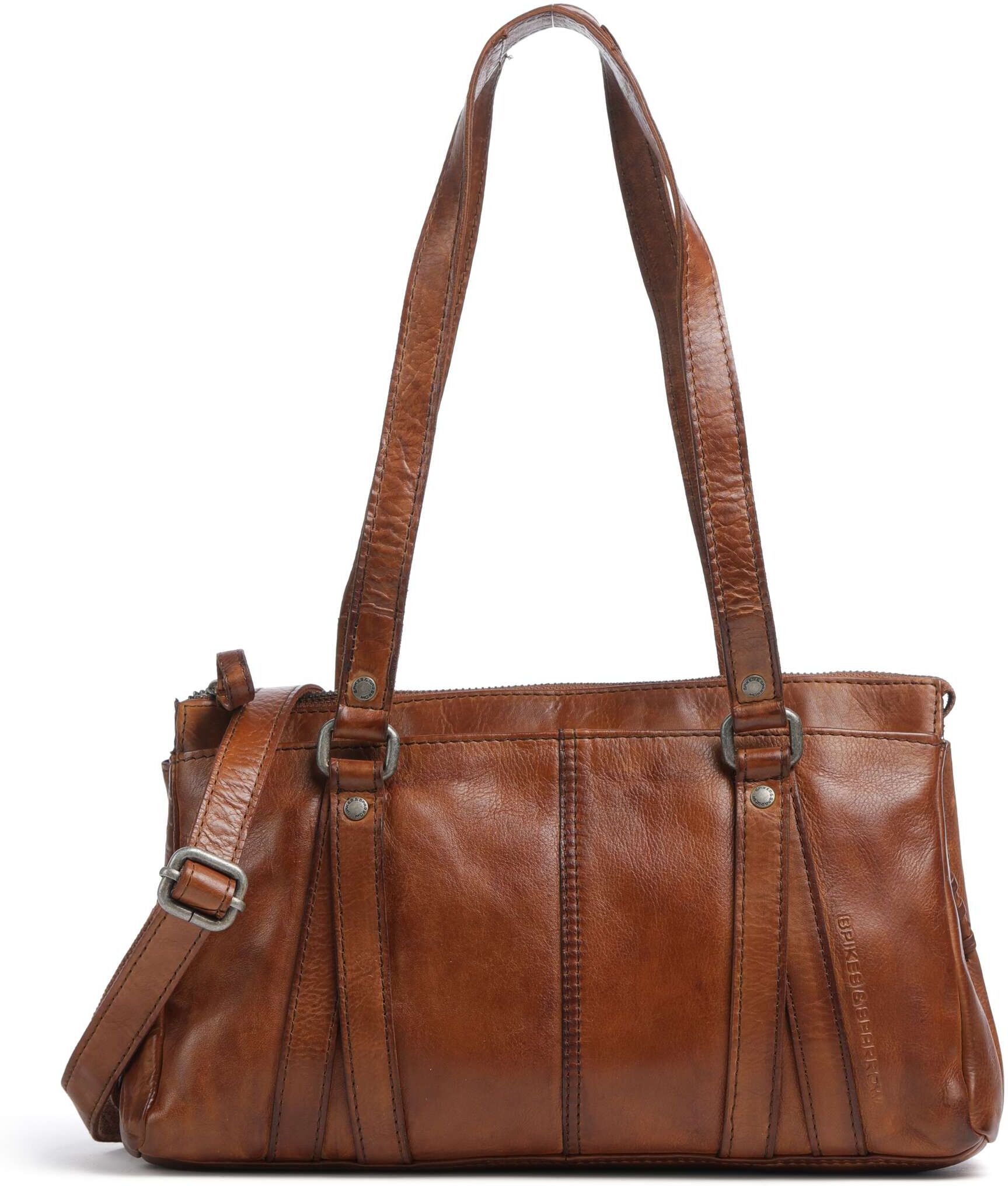 Spikes & Sparrow Apache Christabelle Schultertasche aus Leder, braun
