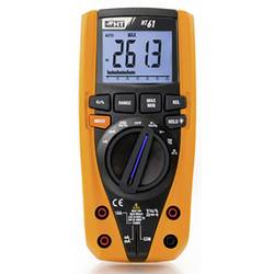 HT Instruments HT61 Hand-Multimeter kalibriert (ISO) digital ISO kalibriert, mit Bildschirmhintergrundbeleuchtung, Durchgangsprüfung CAT III 1000 V, CAT IV 600 1010310-ISO