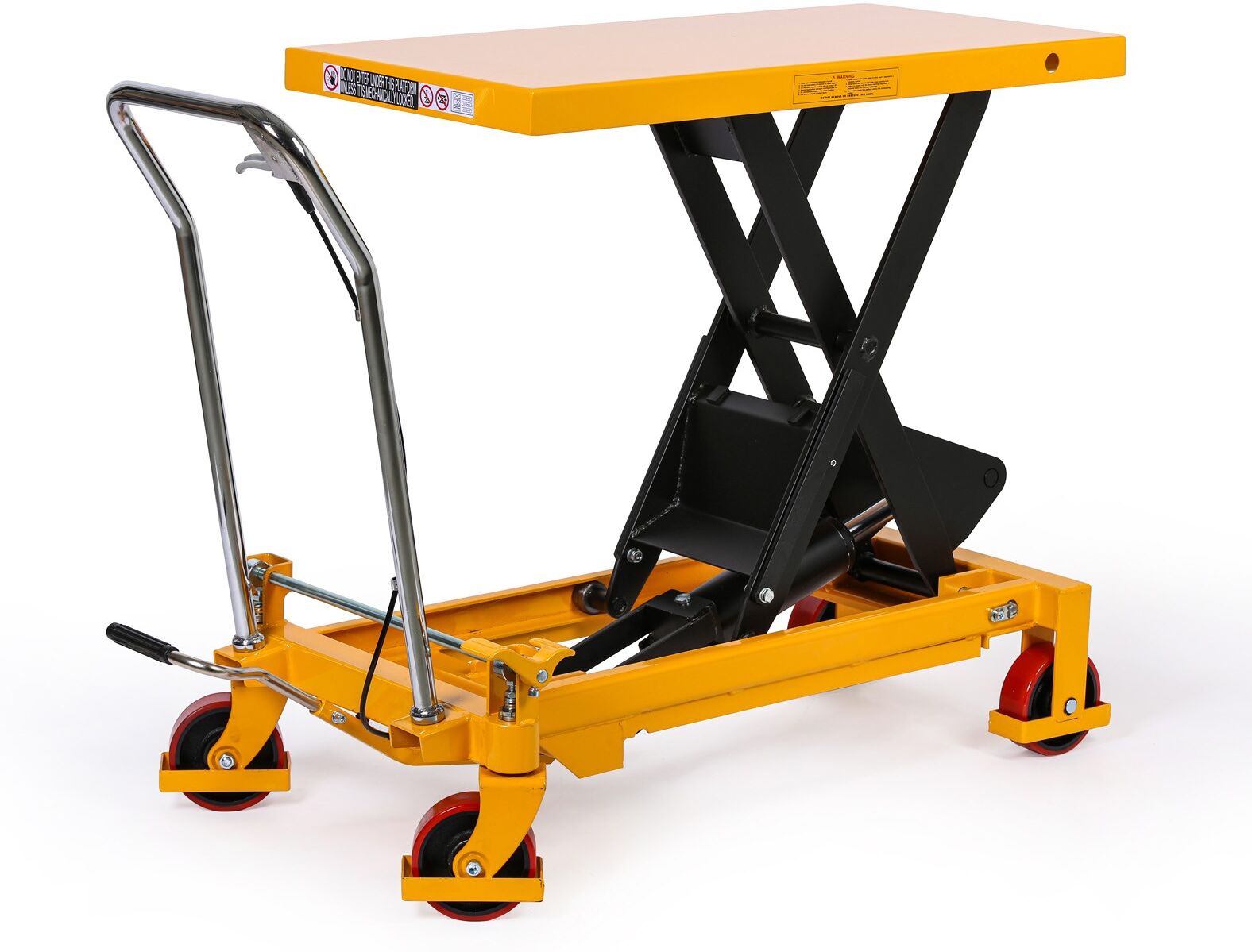 B2B Partner Scherenhubtisch TF, Tragfähigkeit 1000 kg, Hubbereich 380 - 990 mm
