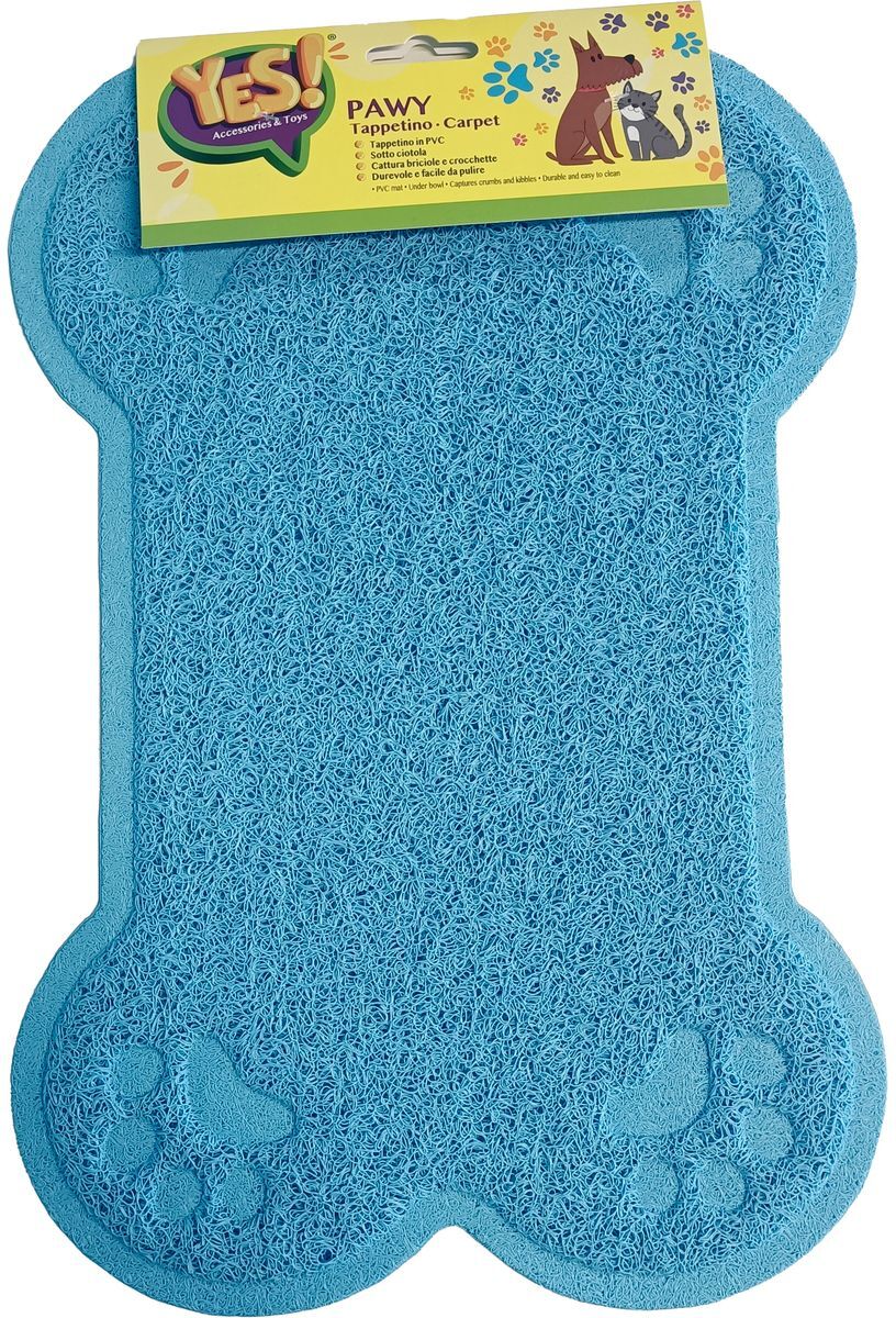 Yes! Tappetino Pawy 40x30CM BLU