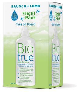 Biotrue Solução Única Flight Pack 100 ml