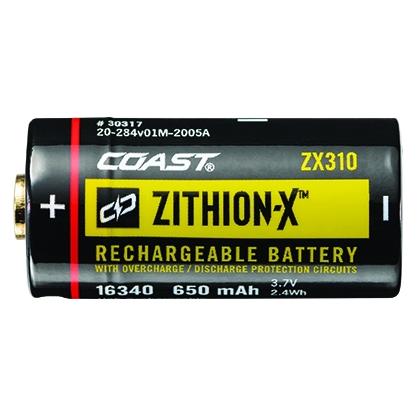 Coast ZX310 Zithion-X wiederaufladbarer Akku für XP6R und XPH25R (1 Stk., Gerätespezifisch, 650 mAh) (COAST)