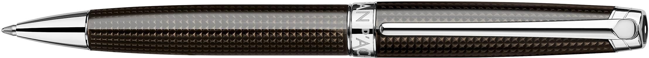 Kugelschreiber "Caran d'Ache Léman D", schwarz, Metall, Stifte, Kugelschreiber schwarz Einheitsgröße