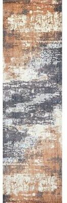Alora Decor Euphoria Grey and Brown Abstract Wool Rug