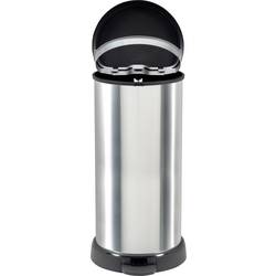 Curver E-COM - DECO 181125 Mülleimer Edelstahl Silber/Edelstahl Fuß-Tretmechanik 1 St.