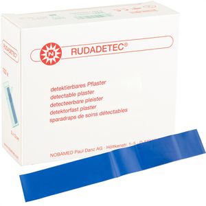 Nobamed Pflaster Rudadetec Finger, 100 Strips, wasserfest, detektierbar, steril, 12 x 2cm