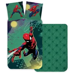 BrandMac, Kinderbettwäsche, Bed Linen - Adult Size 140 x 200 cm - Spiderman (1000980) (100 x 140 cm, 40 x 45 cm)