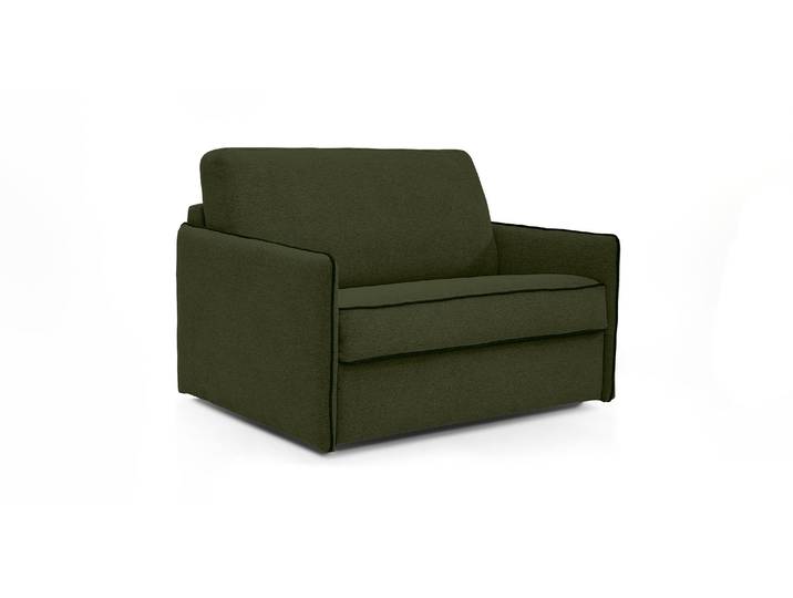 ALBI - Fauteuil convertible - Velours, Vert sapin