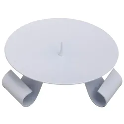 Leuchter "economy" weiss 11,5 cm