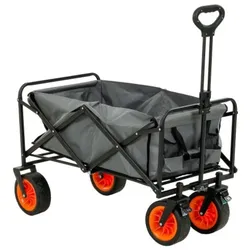 Outdoor-Bollerwagen mit 4 Räder - Platzsparend klappbar & vielseitig