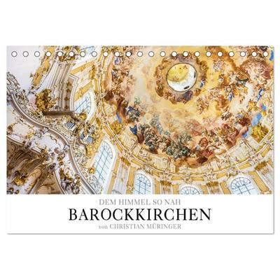 Barockkirchen - Dem Himmel so nah (Tischkalender 2027 DIN A5 quer), CALVENDO Monatskalender