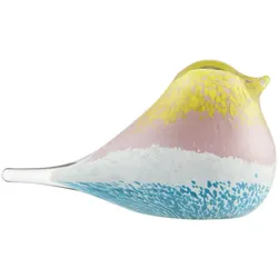 HOME STORY Figur Vogel   , mehrfarbig , Glas , Maße (cm): B: 7 H: 7,5
