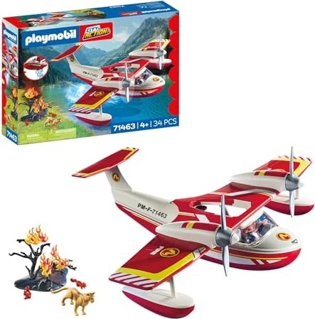 Löschflugzeug mit Feuerlöschfunktion