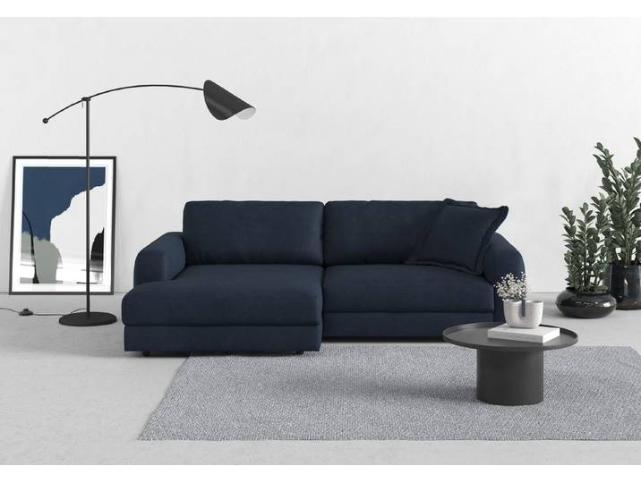 TRENDMANUFAKTUR Ecksofa Bourbon Mega_Ecke mit tollem Sitzkomfort, Breite 250cm, L-Form, mit extra hohem Sitzkomfort, auch in Cord erhältlich