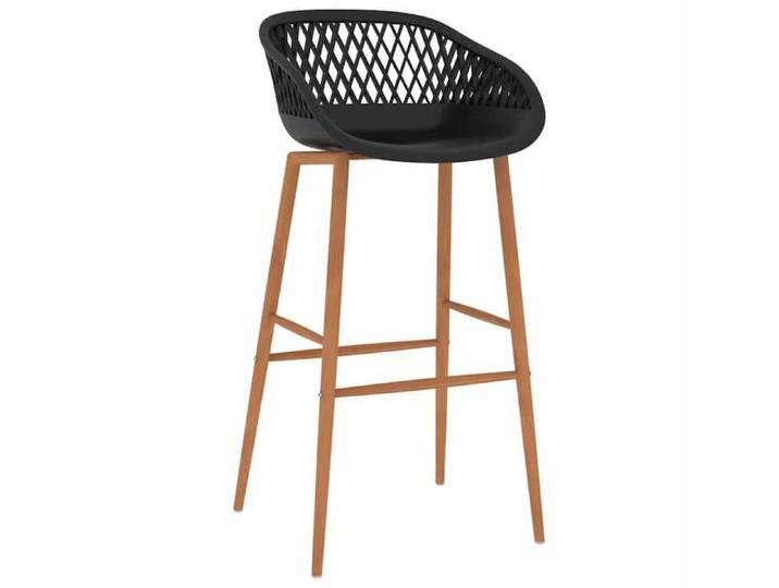 Tabourets îlot cuisine - - CHIC - Chaises de bar lot de 2 - noir 13.7 kg[775001]
