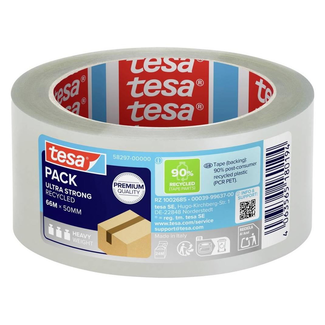 tesa tesapack Eco & Ultra Strong Paketklebeband, lösemittelfrei (50 mm) (58297-00000-00)