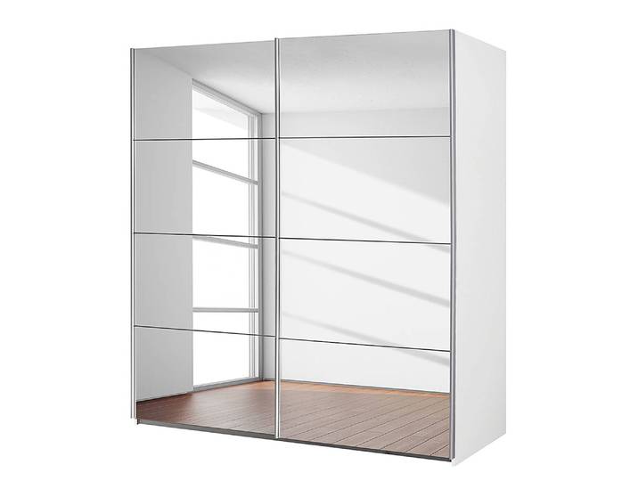 home24 Zweefdeurkast Subito 136cm wit/alpinewit
