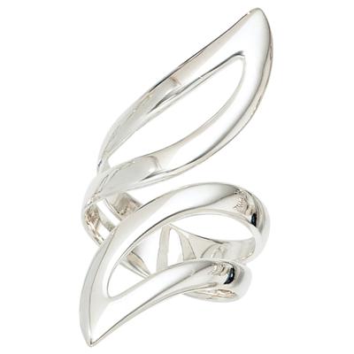 Silberring JOBO Gr. 58, silber (silber 925), Fingerringe, Damen, 58, Silber 925 (Sterlingsilber), Silberring, breit 925 Silber