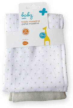 Baby Wells Fralda Musselina 0m+ 2 un