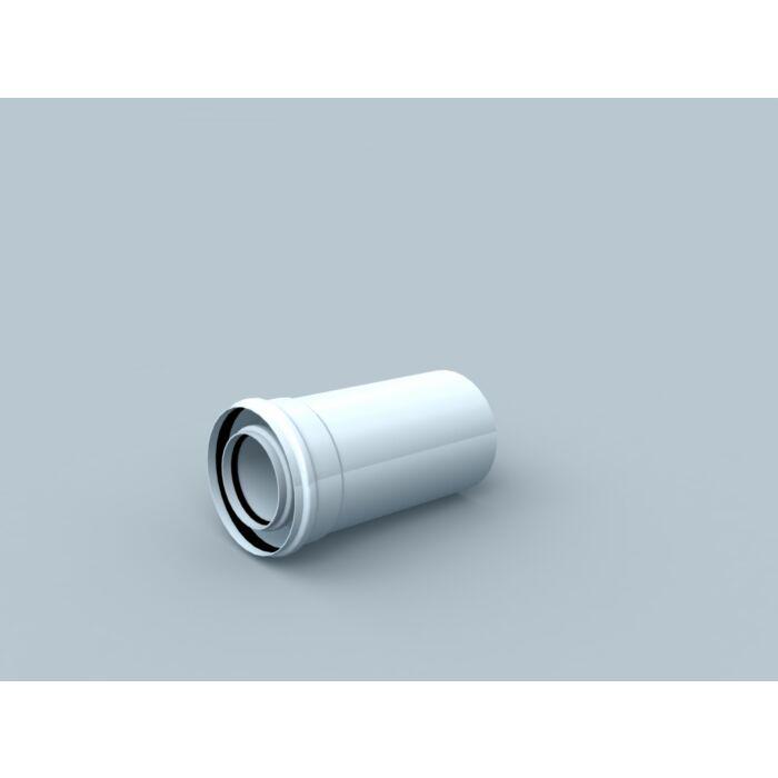 Bertrams Polyline LAS Rohr 41RL1000-60 1000 mm, DN 60/100, innen, weiß