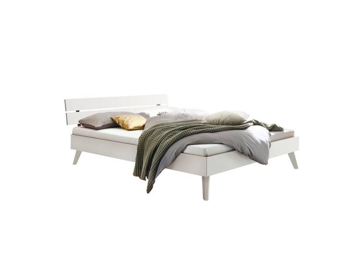 Hasena Bett, Weiß, 90x200 cm, in verschiedenen Holzarten erhältlich, Größen Über- und Sondergrößen erhältlich, Schlafzimmer, Betten, Einzelbetten