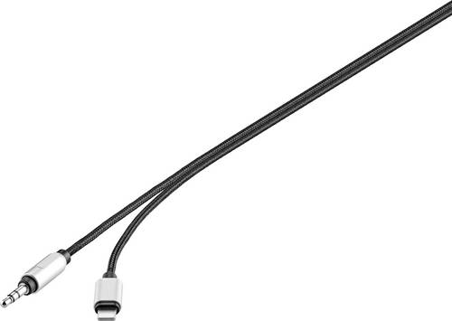 Renkforce RF-3432028 Apple Lightning / Klinke Audio Anschlusskabel [1x Apple Lightning-Stecker - 1x Klinkenstecker 3.5 mm] 1.20m