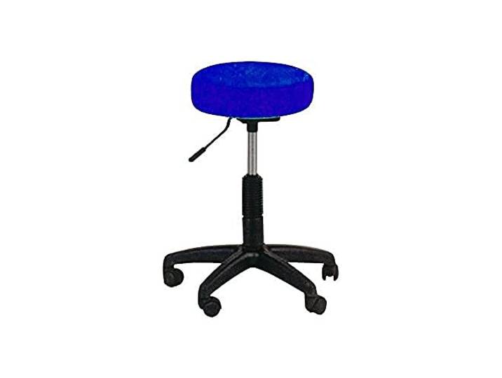 GiMa 45210 Hocker Kunststoff Skay Kunstleder Verstellbar, Schwarz
