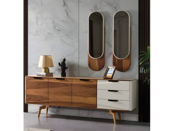 JVmoebel Sideboard Braunes Holzsideboard von JVMoebel, modern und vielseitig