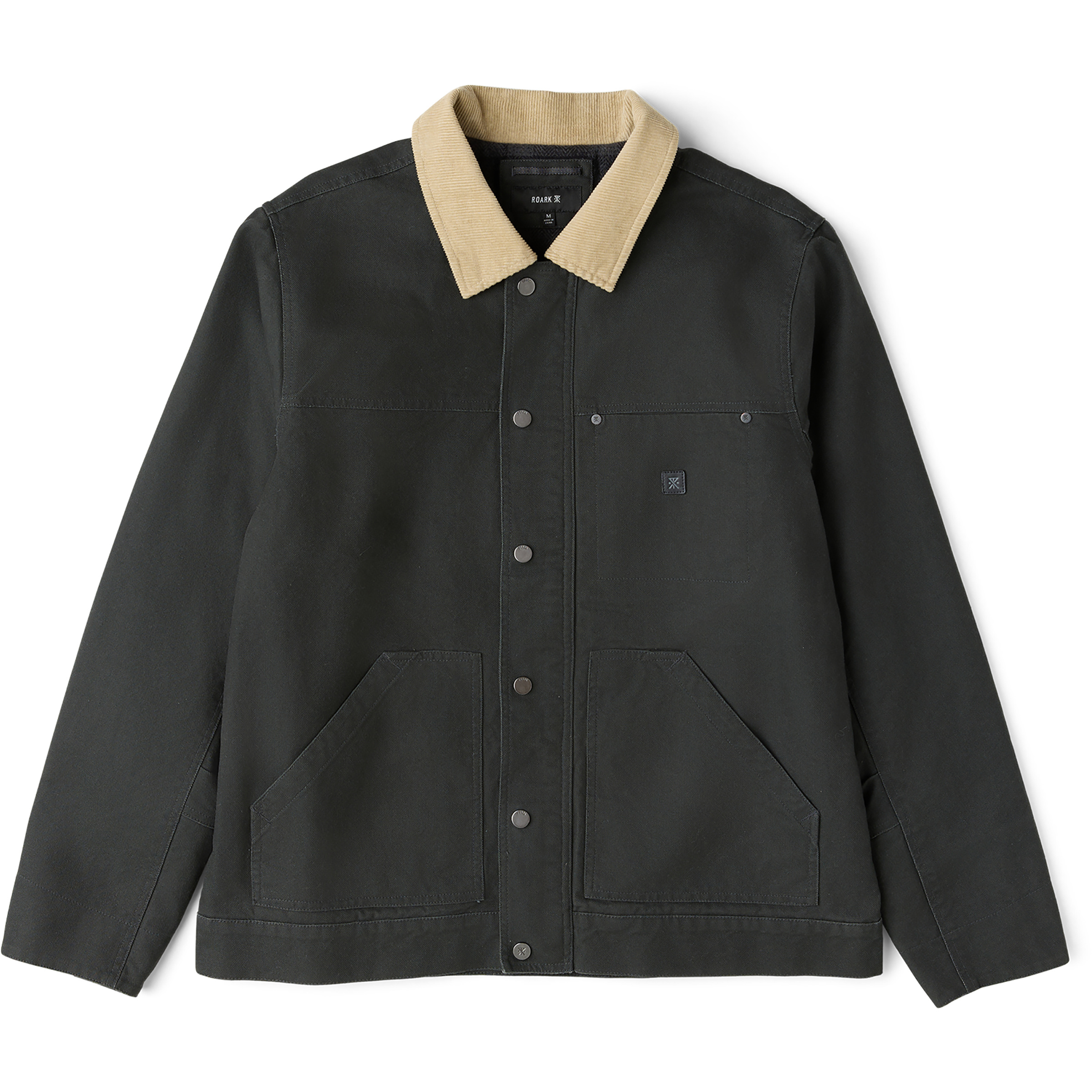 Roark Open Roads Waxed Canvas Herren Freizeitjacke, Parkas grau Größe L Lifestyle Hautfreundlich