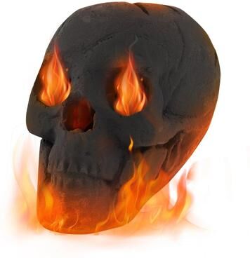 All Categories Goods Ceramic Fireproof Fire Pit Skull Reusable Black Gas Fire Pit Accessory Ceramic Fireproof Fire Pit Skull Reusable Black Gas Fire Pit Accessory