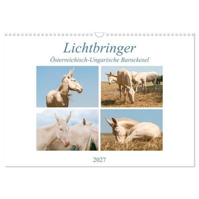 Lichtbringer - Österreichisch-Ungarische Barockesel (Wandkalender 2027 DIN A3 quer), CALVENDO Monatskalender