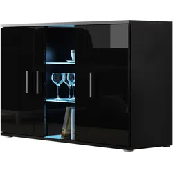 KOMMODE Soho S07 mit blauer LED Beleuchtung