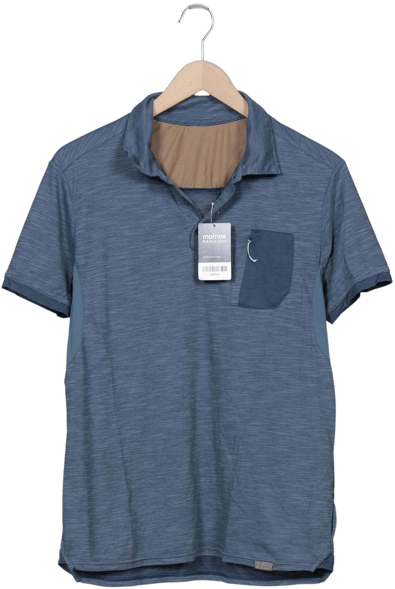 quechua Herren Poloshirt, Blau, Gr. M, kein / Etikett - Second Hand