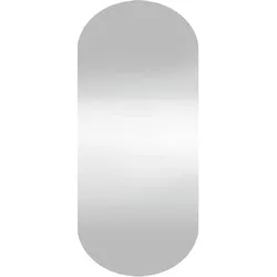 vidaXL Wandspiegel 35x80 cm Glas Oval