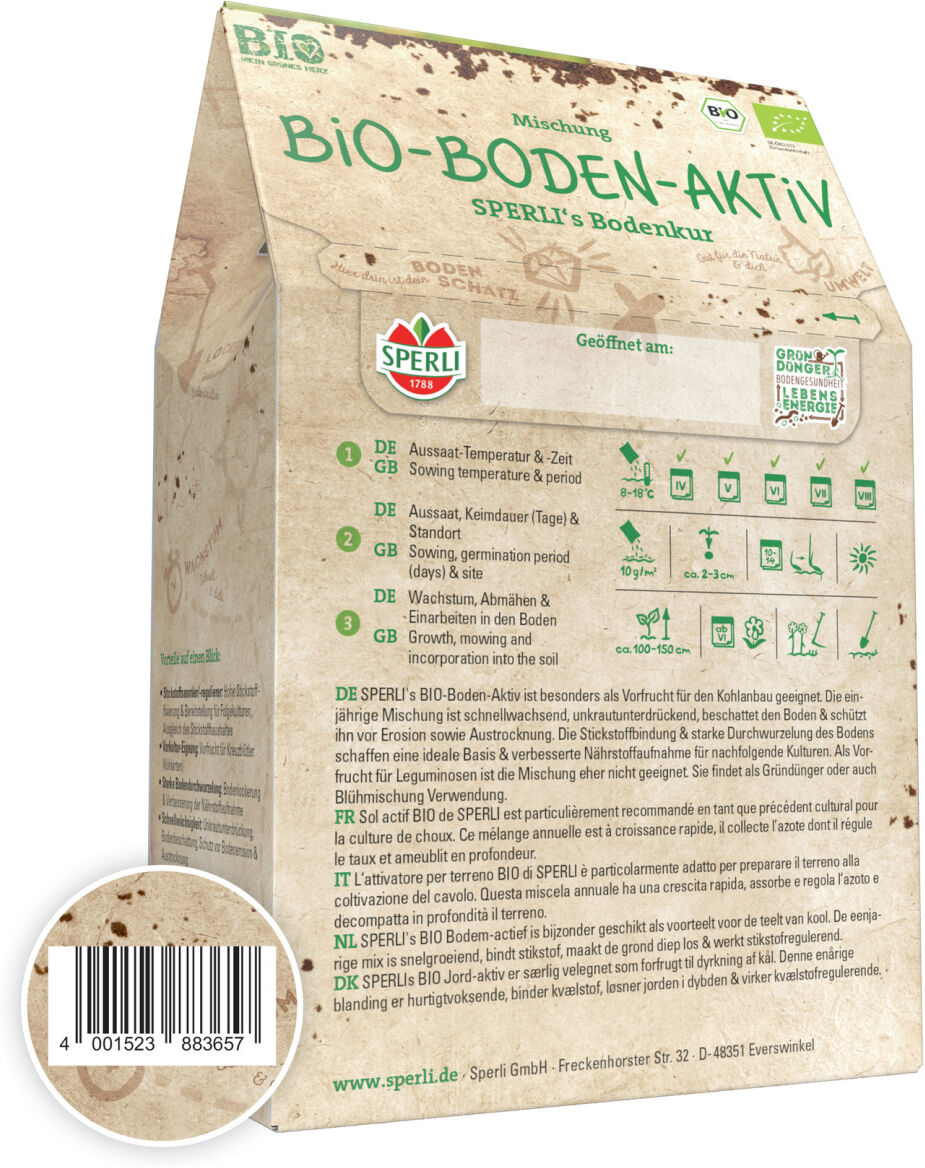 Sperli's Bodenkur Bio Boden Aktiv 250 g