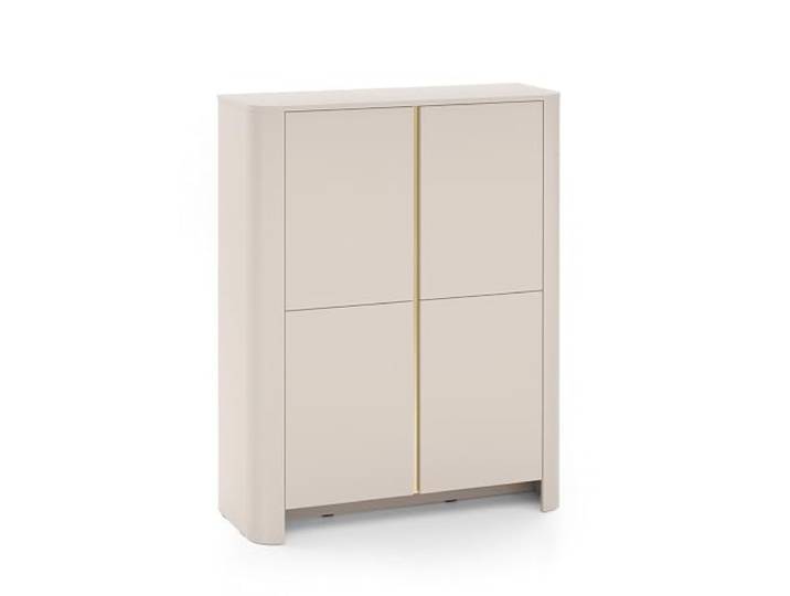Kommode AMOS K103 Kashmir 103x132x39 cm Kommode AMOS K103 - Kashmir - Abgerundet - Leises Schließen - Breite 103 cm, Höhe 132 cm, Tiefe 39 cm