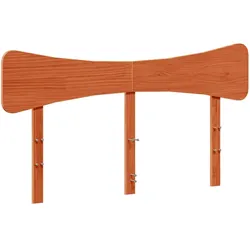 vidaXL Kopfteil Wachsbraun 140 cm Massivholz Kiefer