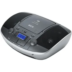 ECG CDR 1000 U Titan / Radio-Tonbandgerät / FM PLL CD / AUX-in / Fernbedienung (FM), Radio, Grau, Silber