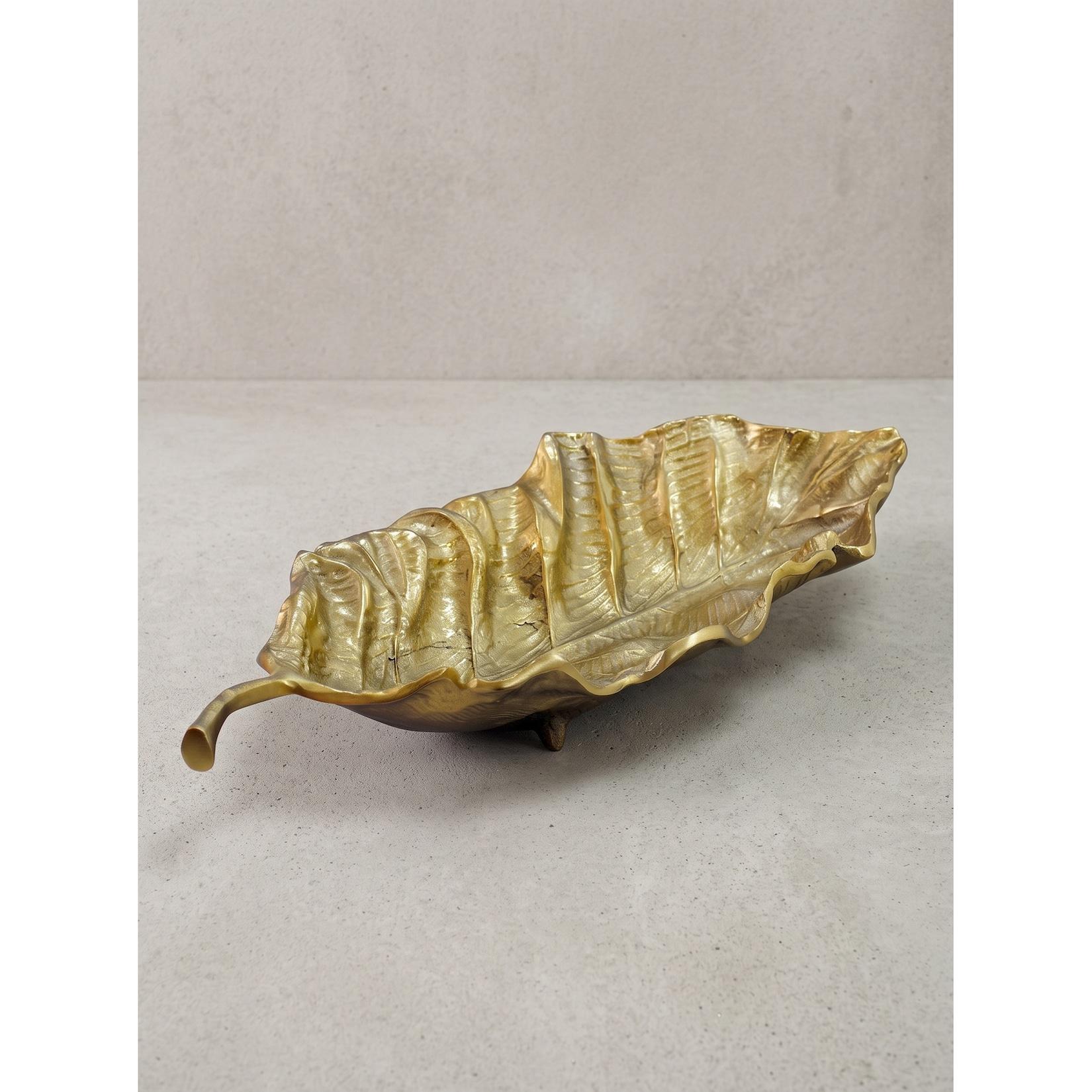 Dekoschale Aluminium Gold 67x27x11 cm - SUBIACO Kadima Design